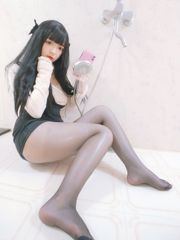 [Photo de cosplay] Beauté bidimensionnelle Furukawa kagura-bathroom wet body black silk