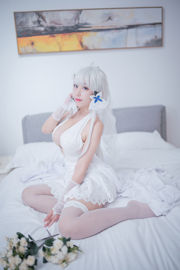 [COS phúc lợi] Blogger anime Mu Ling Mu0 - Váy cưới rực rỡ