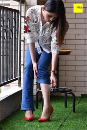 Guang Yan "Jeans, Model Baru, dan Sepatu Hak Tinggi Merah" [Wei Siqu Xiang IESS] Silk Foot Bento 224