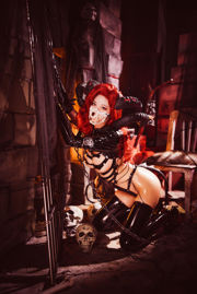 [Net Red COSER Photo] Cute Miss Sister Honey Juicy Cat Qiu - Skeleton