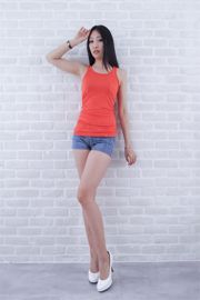 [Taiwan netto beroemdheid schoonheid] Joan Xiaokui, frisse benen model stijl + Xinyi straat schieten